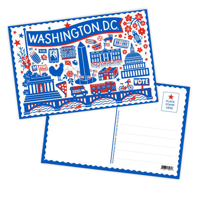 Postcard - Washington DC Landmarks