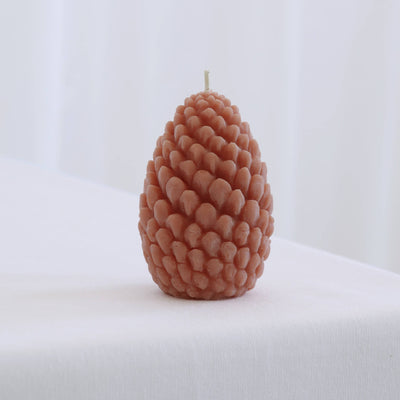 Sculpted Beeswax Pine Cones