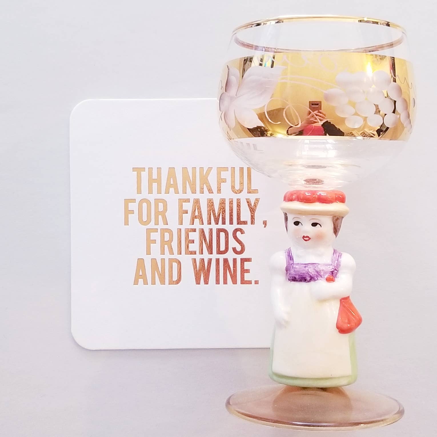 Coasters - Thankful For Wine - Gift & Gather