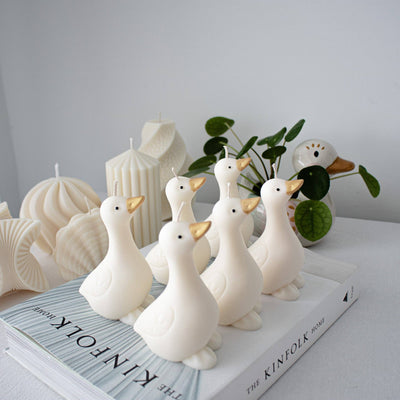 Goose Candle, Farmhouse Animal Candle Decor