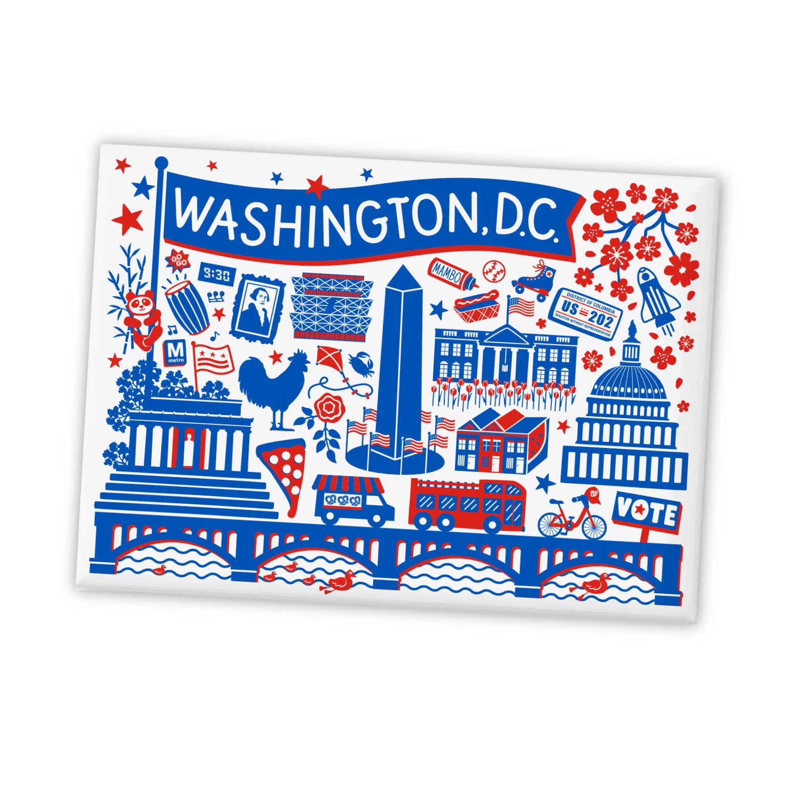 Magnet - Washington DC Landmarks