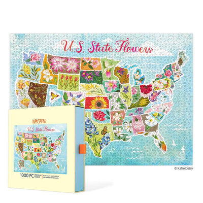 Jigsaw Puzzle - 1000 Piece -  U.S. State Flowers
