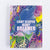 Colorful abstract design with text 'Light Sleeper Heavy Dreamer' on a white background