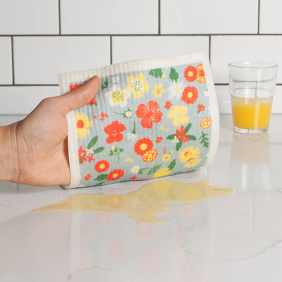 Swedish Dishcloth - Flowers Of The Month