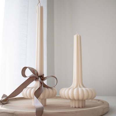 Tutu Pillar Candles, Decorative Soy Wax Candles | Wholesale: Large