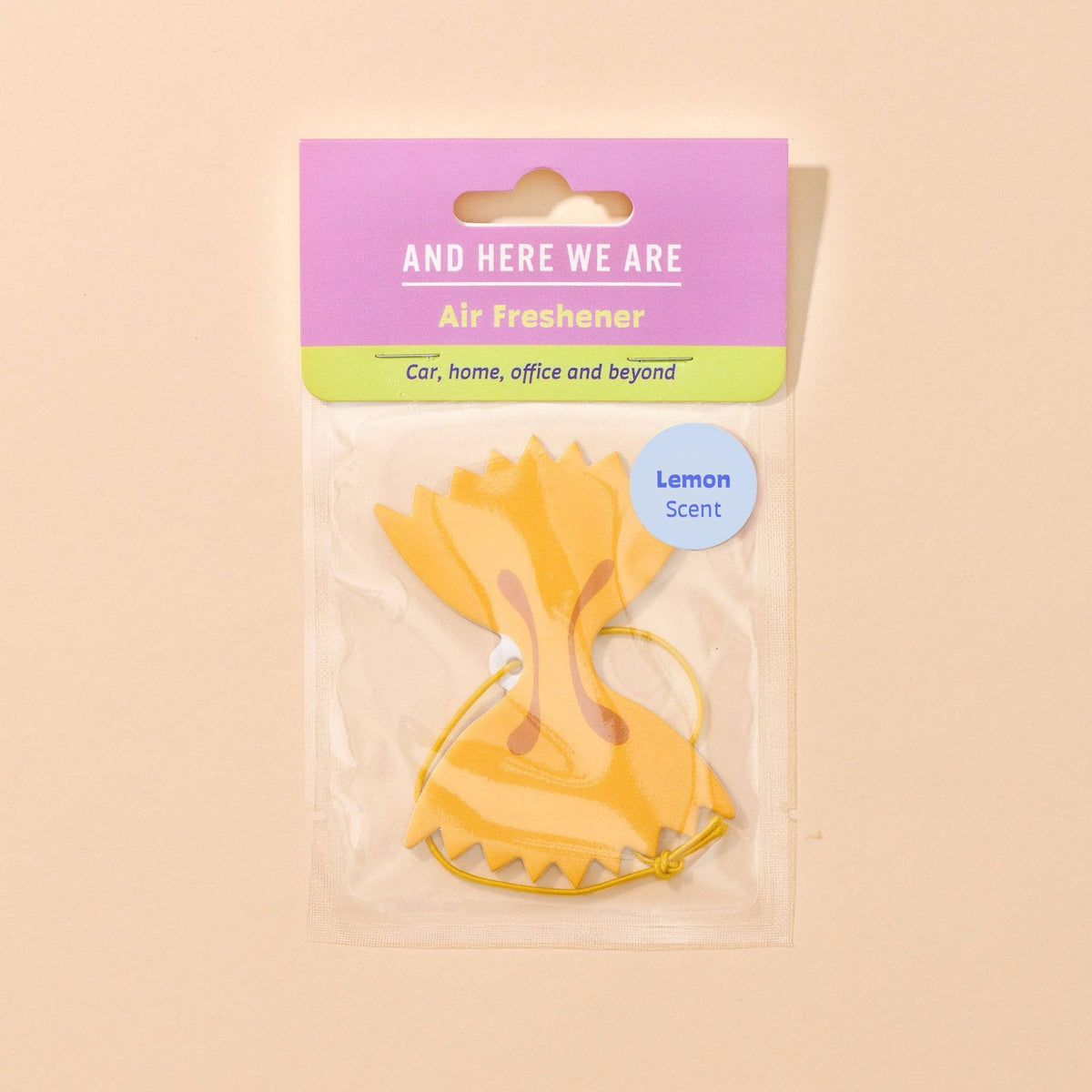 Air Freshener - Farfalle Bowtie - Lemon Scent