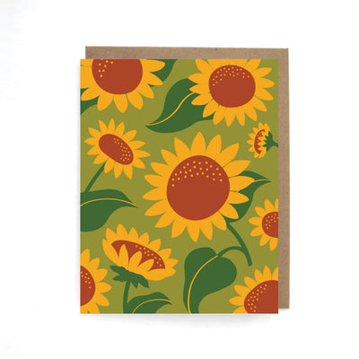 Sunflower Field Greeting Card