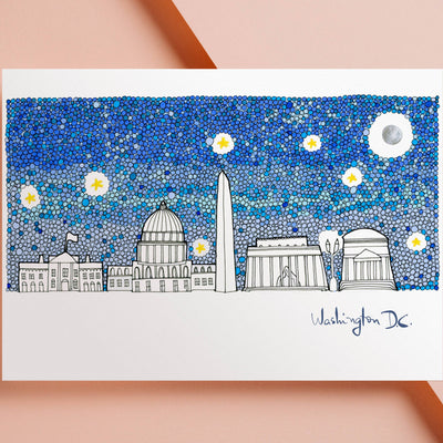 Postcard - Washington D.C Skyline