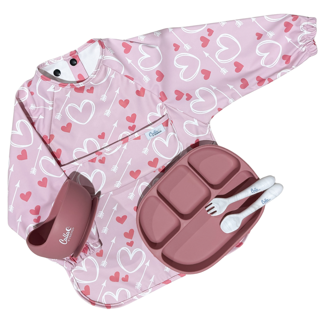 The Grayson Long Sleeve Bib - Love Struck