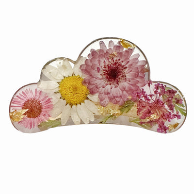 Dried Flower Resin Hair Clips - Gift & Gather