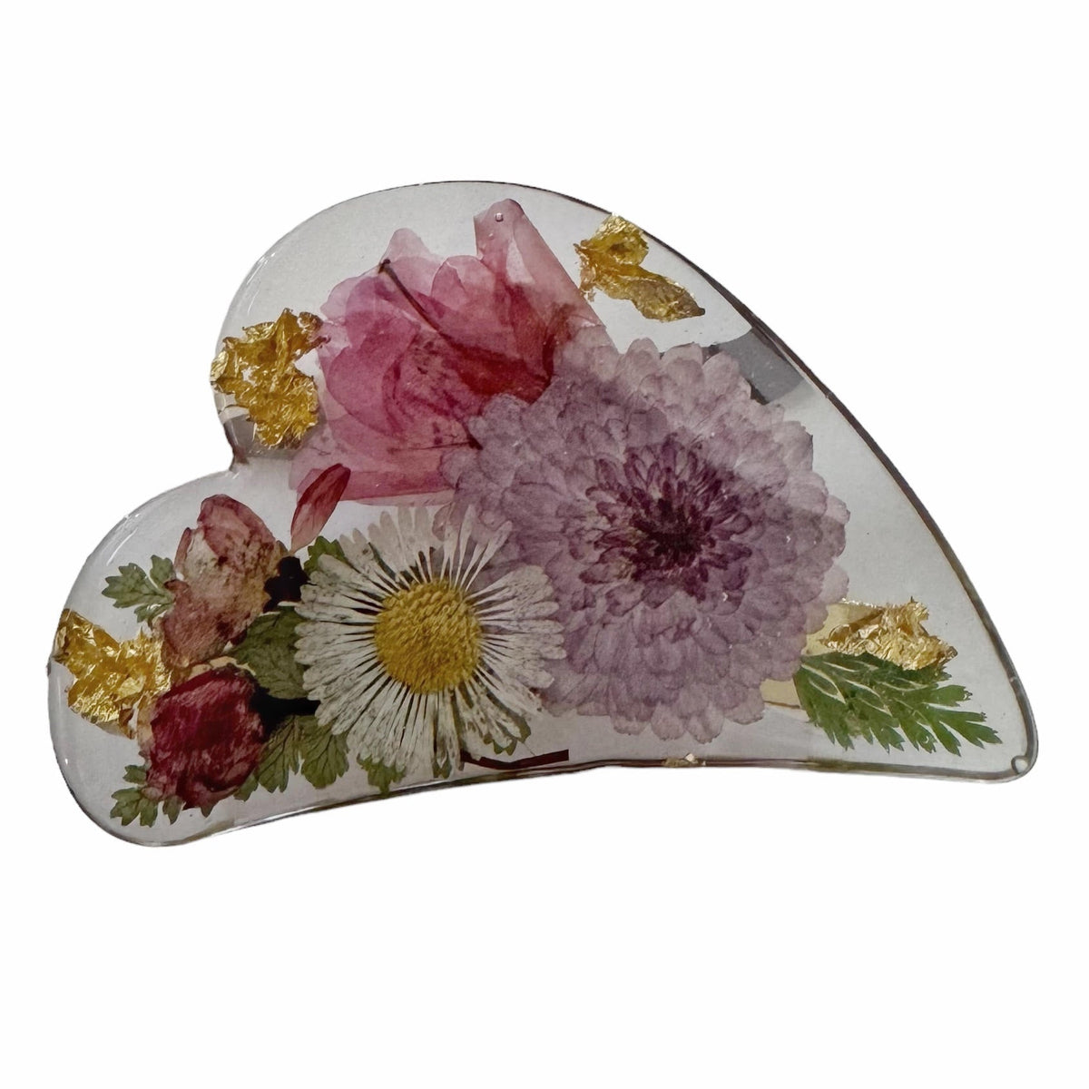 Dried Flower Resin Hair Clips - Gift & Gather