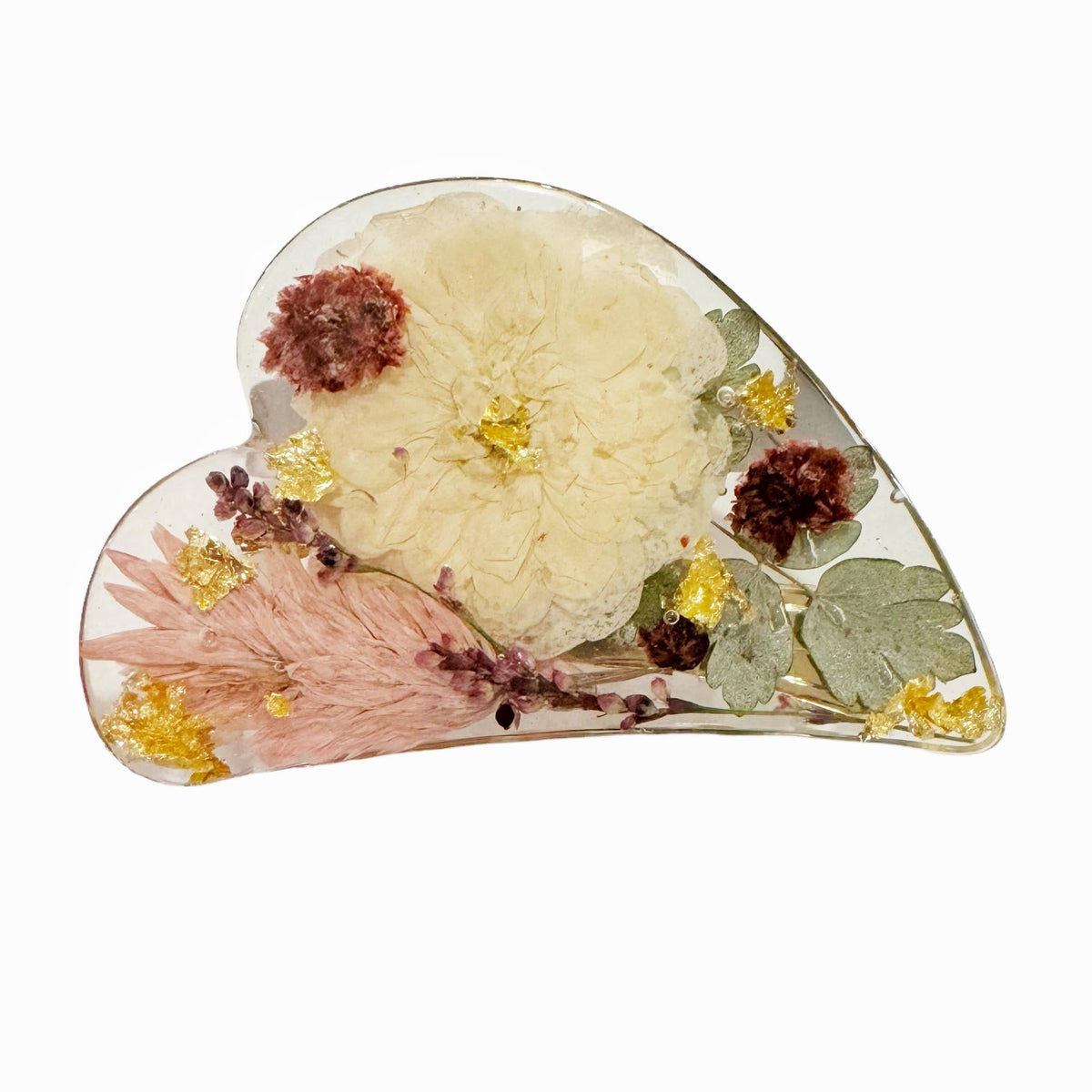 Dried Flower Resin Hair Clips - Gift & Gather