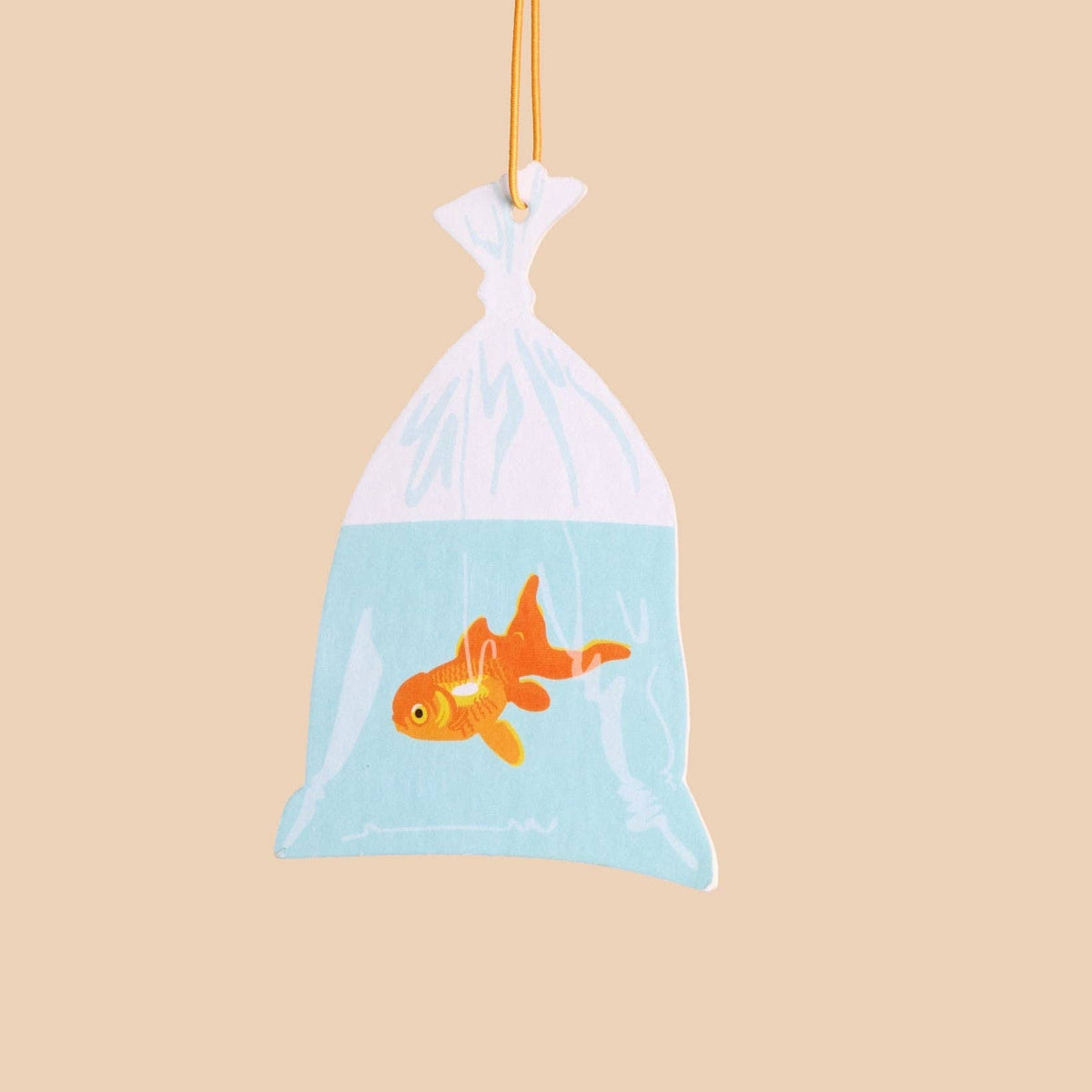 Air Freshener - Goldfish in a Bag - Rain Scent