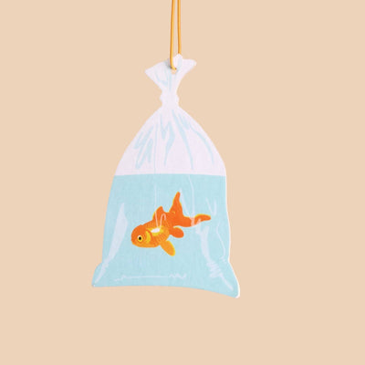 Air Freshener - Goldfish in a Bag - Rain Scent
