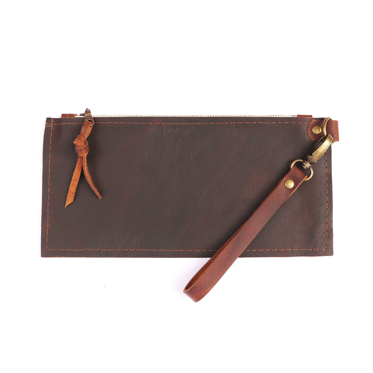 Cowhide Wristlet