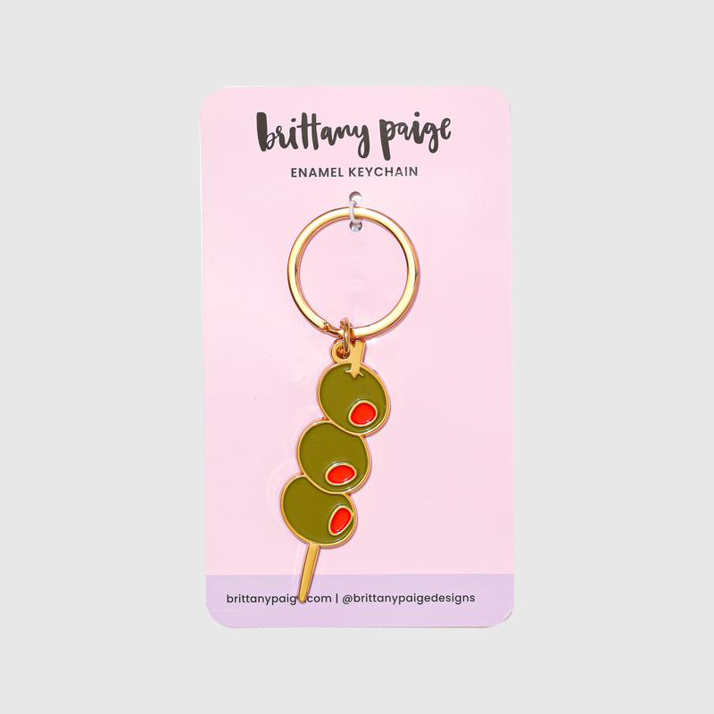 Keychain Bag Charm - Olives