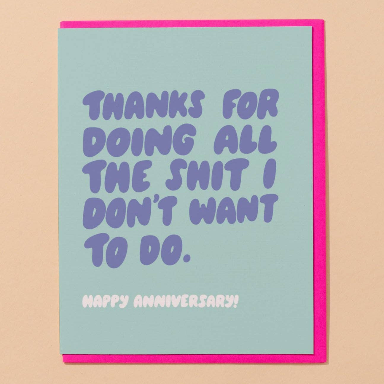 Card —Shit I Don’t Want To Do