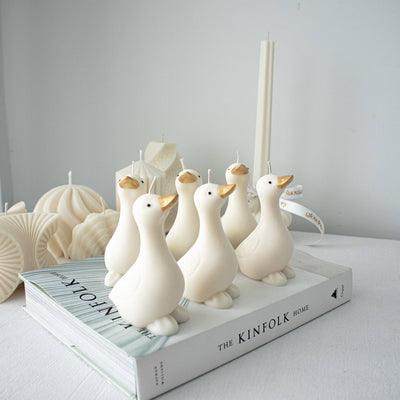 Goose Candle, Farmhouse Animal Candle Decor