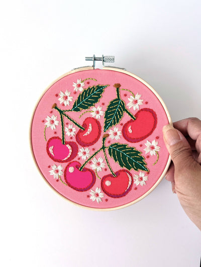 Embroidery Kit - Cherries