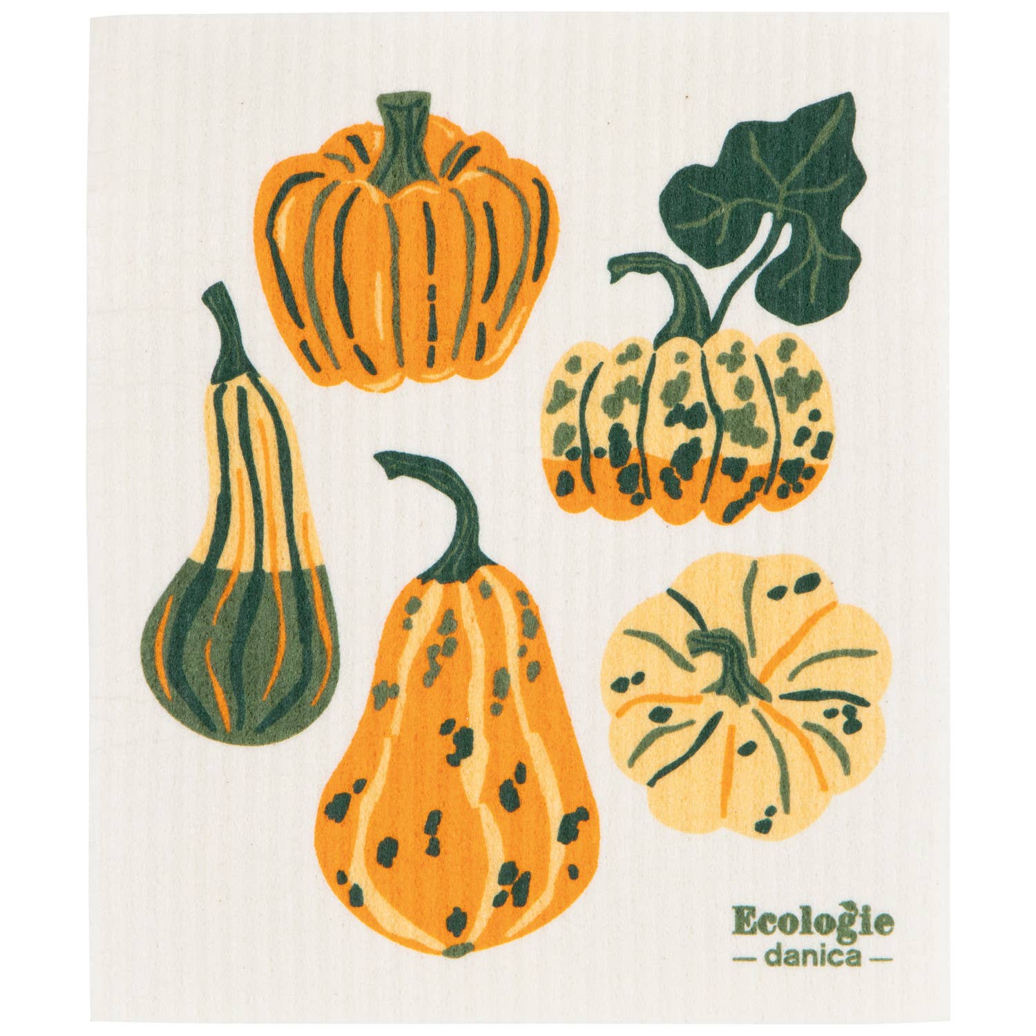 Swedish Dishcloth - Harvest Gourds