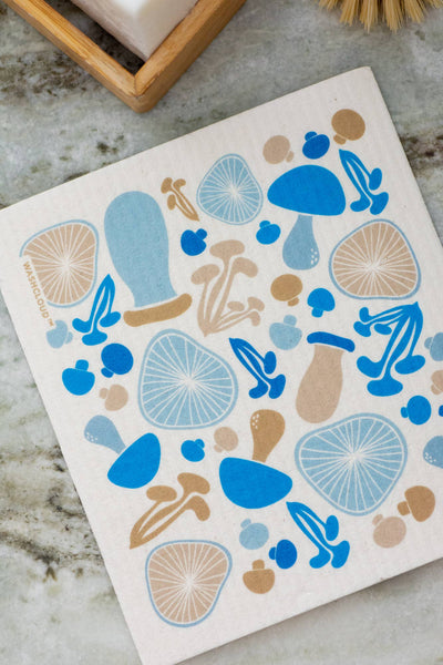 WASHCLOUD® BLUE SHROOM™ Nordic Dish Washing Sponge Cloth - No Tox Life
