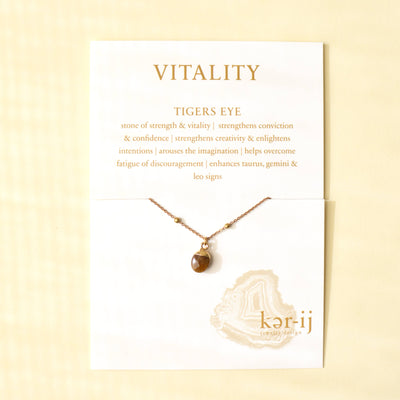 Necklace - Healing Stone with Quote