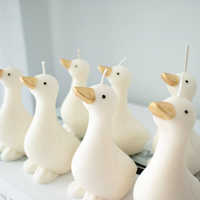 Goose Candle, Farmhouse Animal Candle Decor