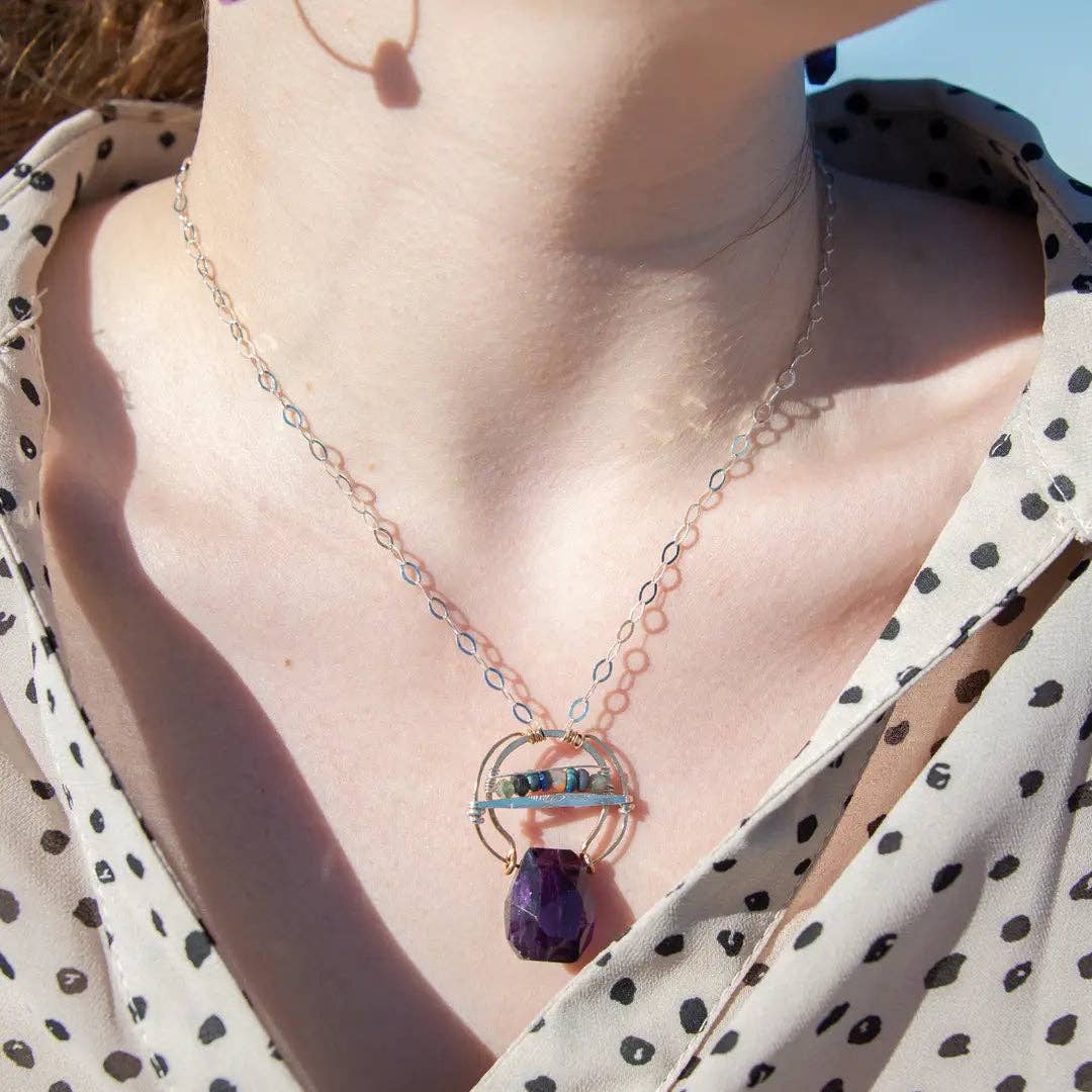 Necklace - Equator Amethyst