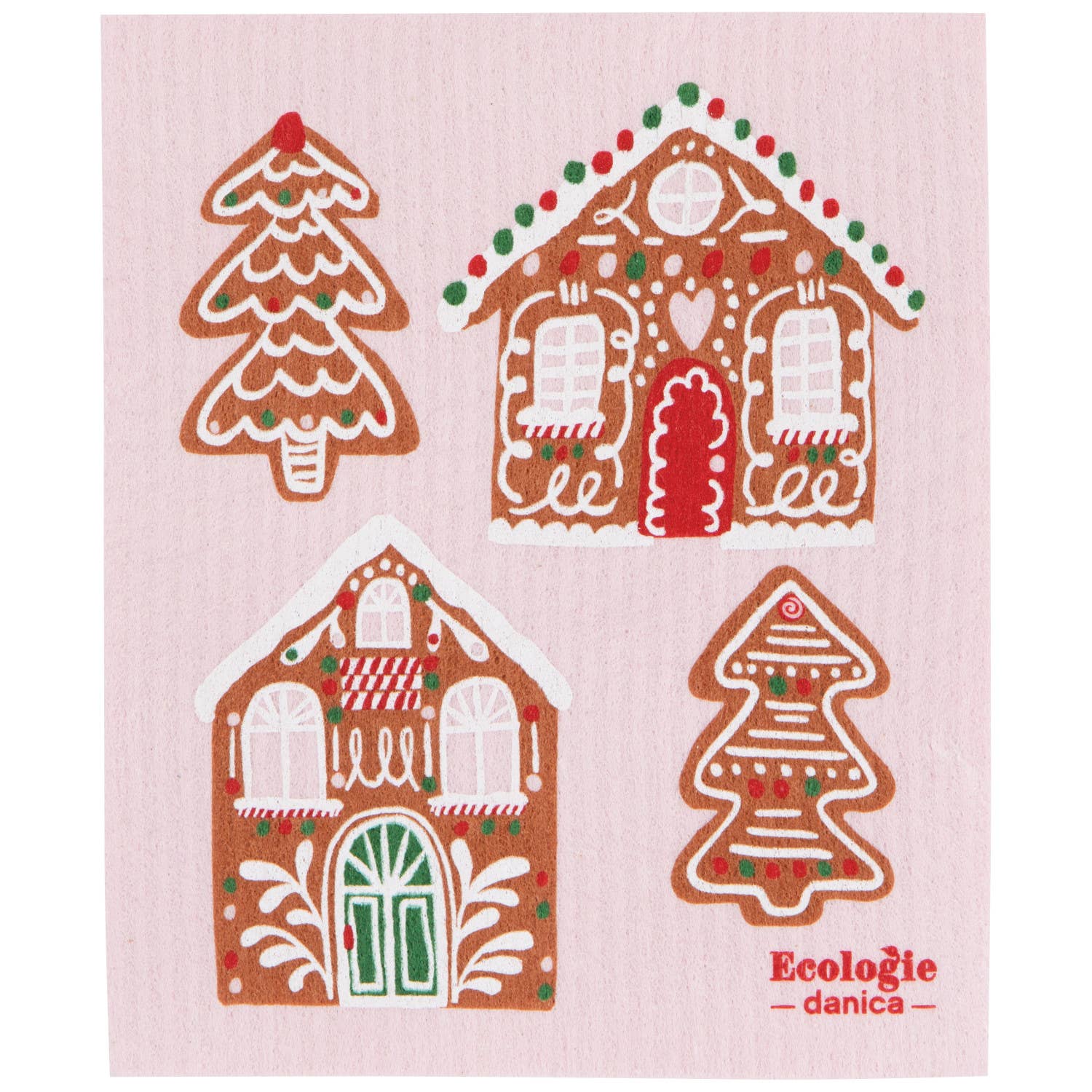 Swedish Dishcloth - Gumdrop Lane Christmas