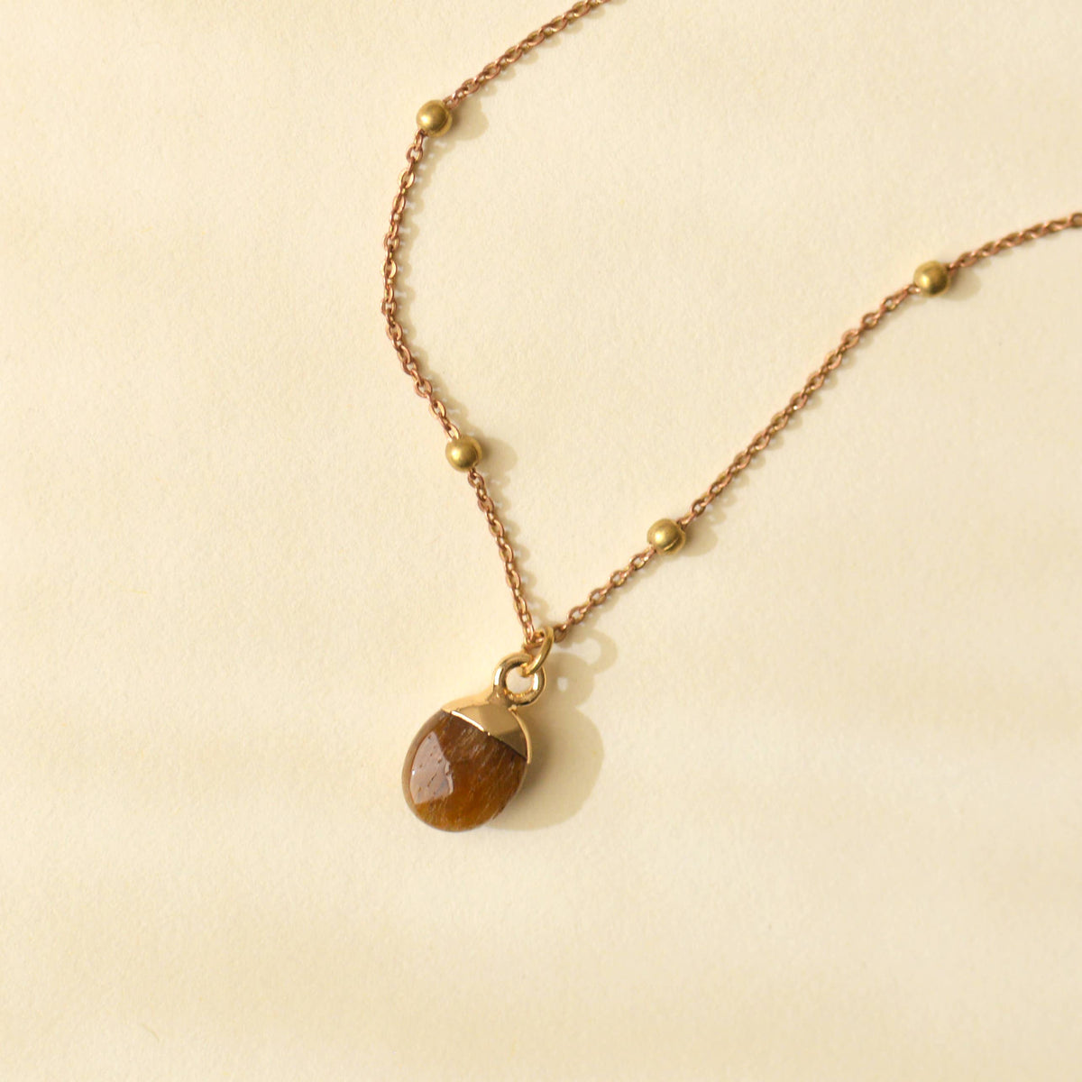 Necklace - Healing Stone with Quote