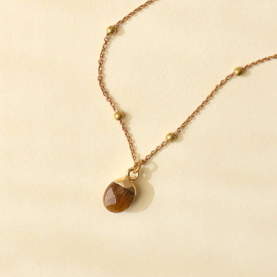 Necklace - Healing Stone with Quote