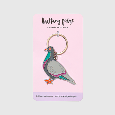 Keychain Bag Charm - Pigeon