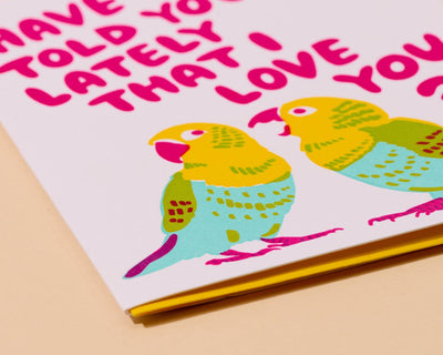 Card - Lovebirds