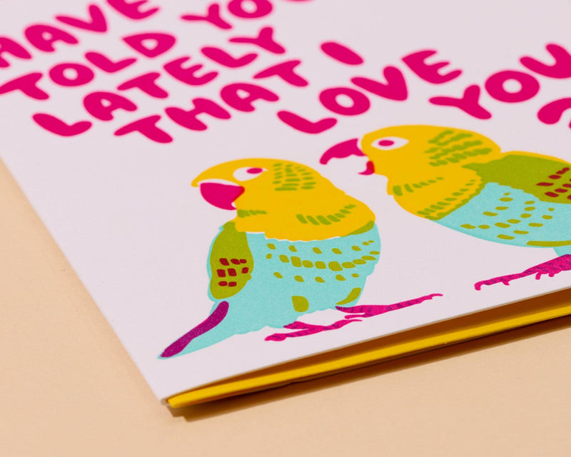 Card - Lovebirds