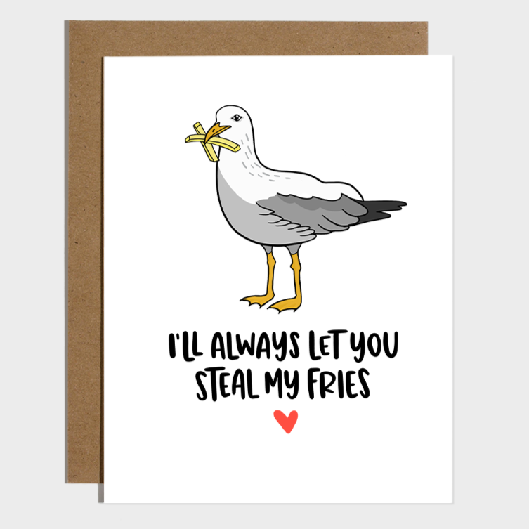 Card -Seagull Steal Fries