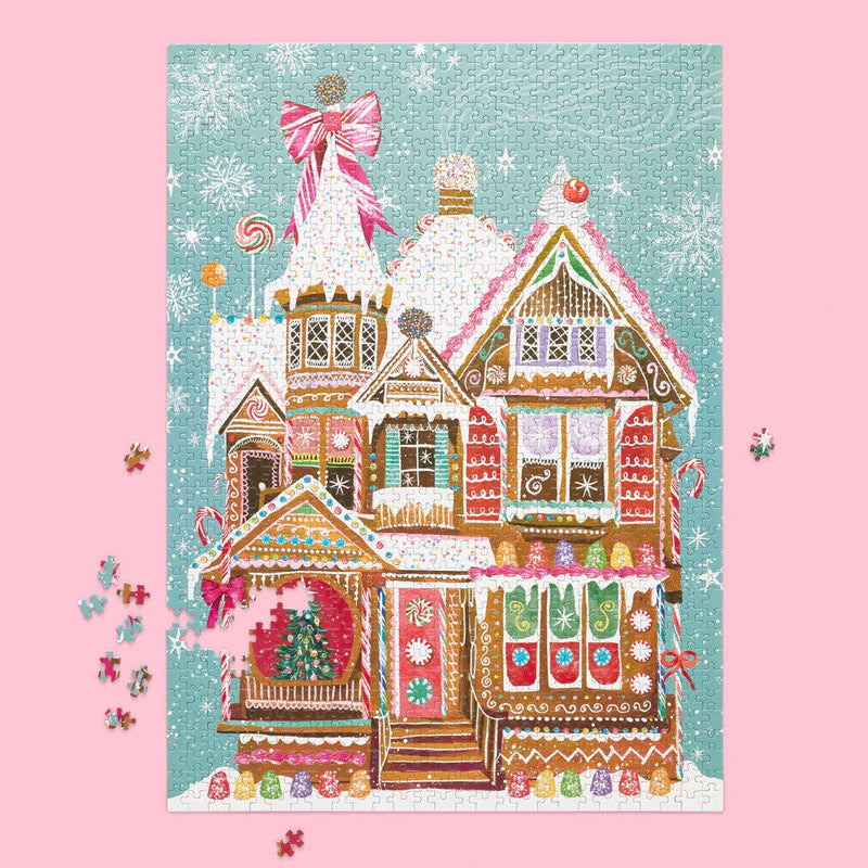 Jigsaw Puzzle - 1000 Piece - Gingerbread House - Gift & Gather