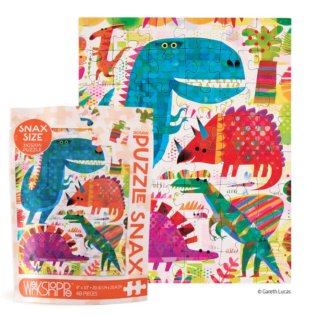 Jigsaw Puzzle - 48 Piece - Dinosaur Day - Gift & Gather