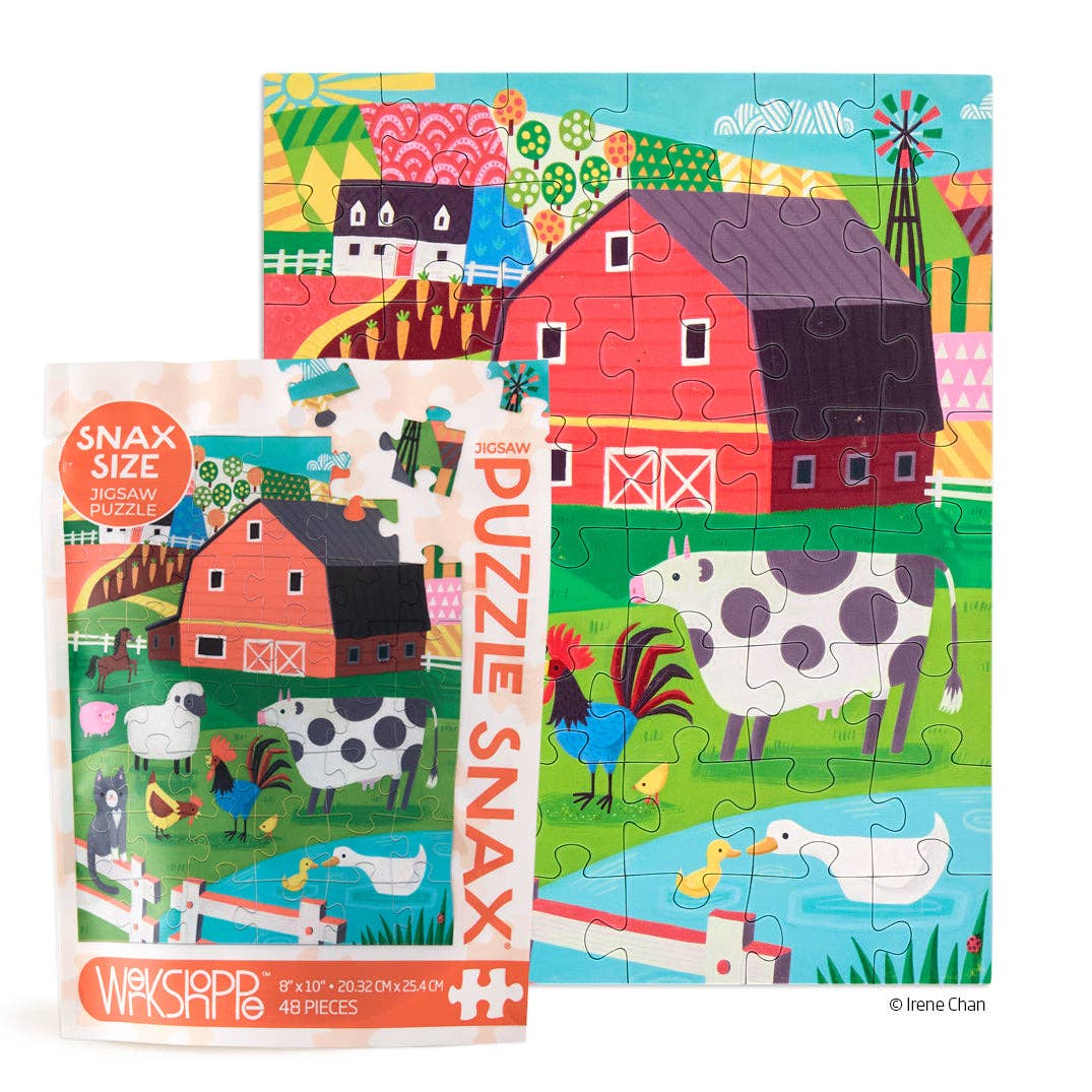 Jigsaw Puzzle - 48 Piece - Farm Friends - Gift & Gather