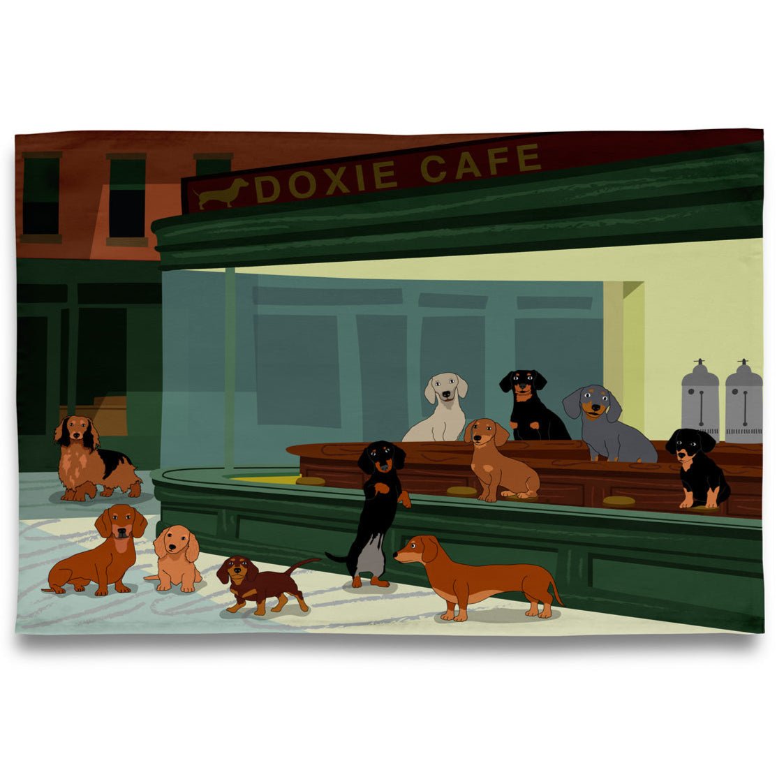 Kitchen Towel - Doxie Cafe - Gift & Gather