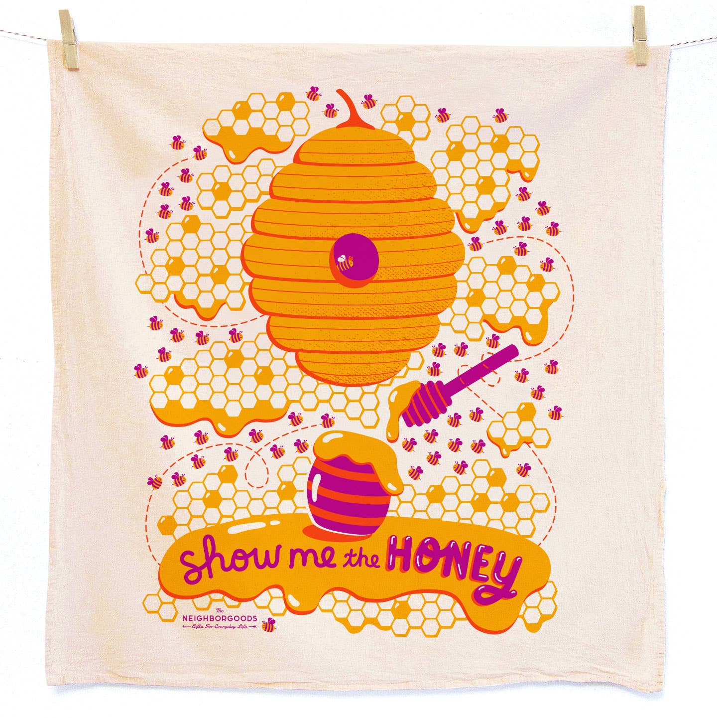 Kitchen Towel - Honey Bee - Gift & Gather