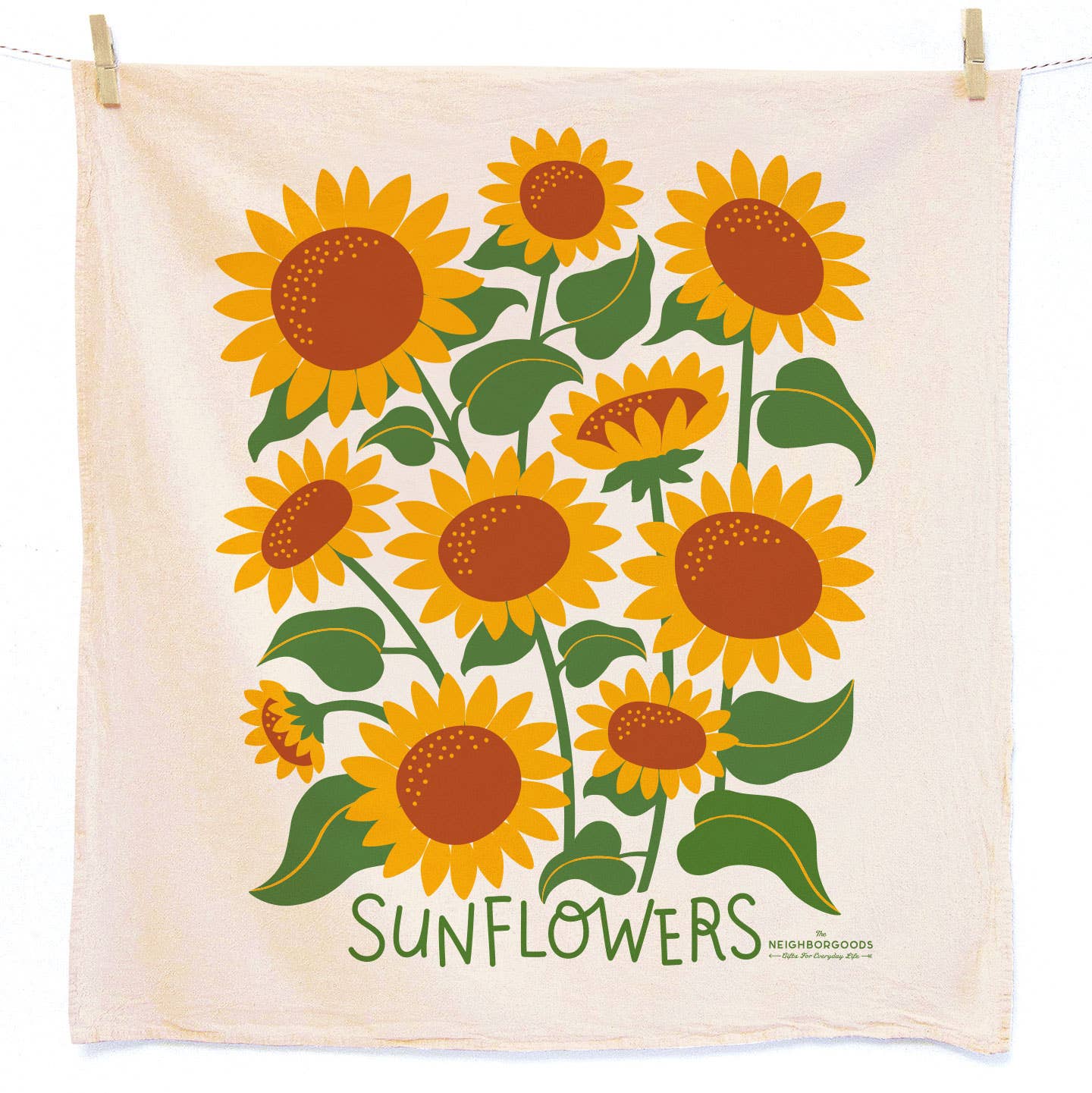 Kitchen Towel - Sunflower - Gift & Gather