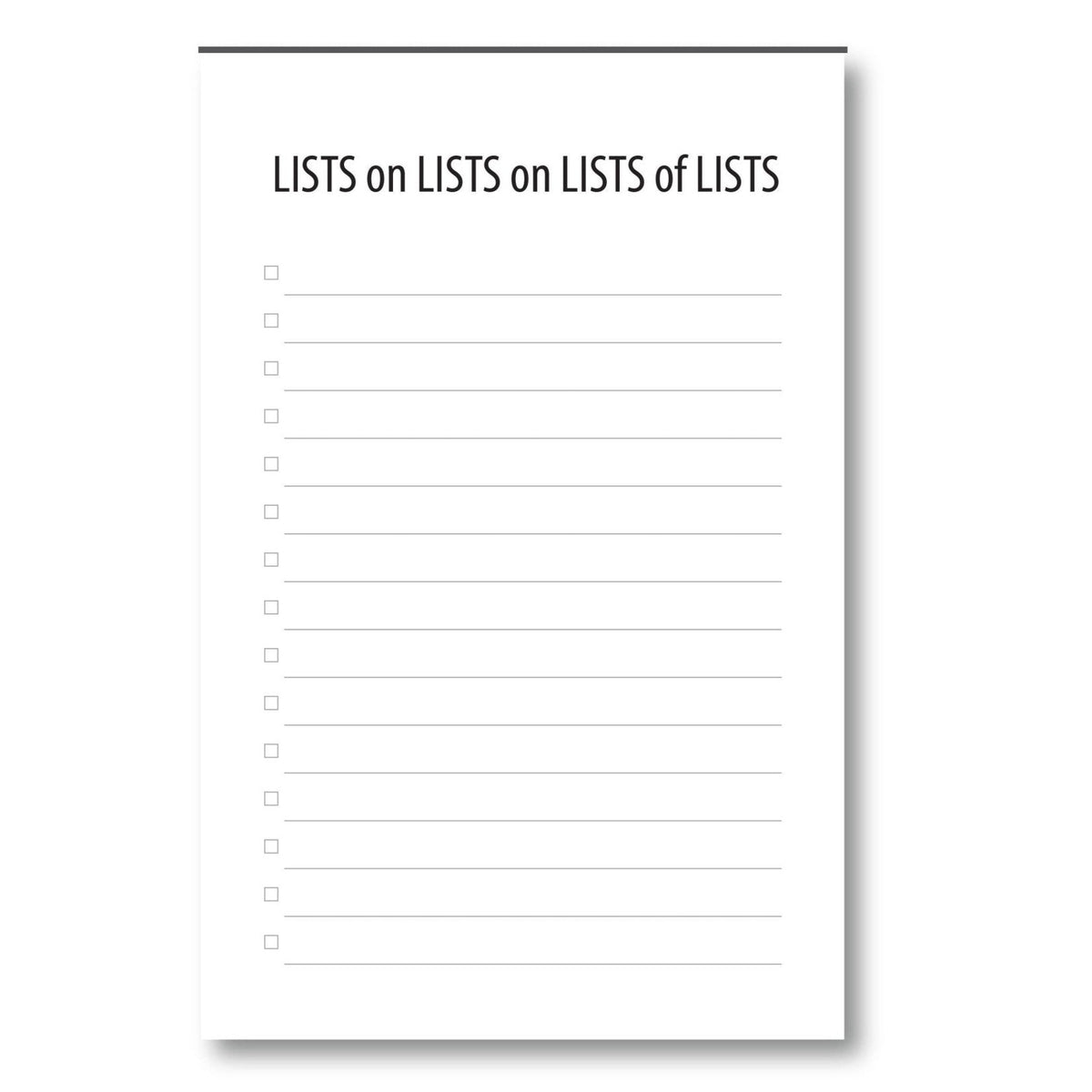 Lists on Lists - Notepad - Gift & Gather