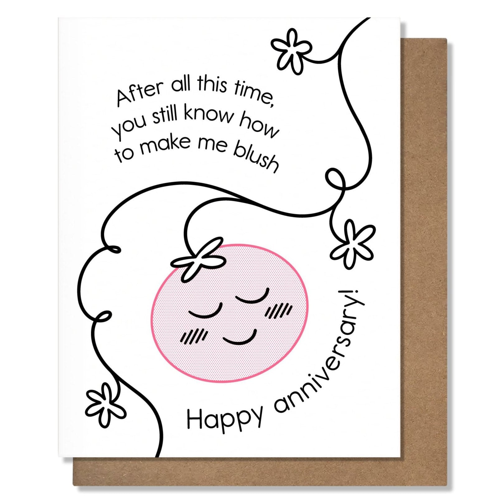 Make Me Blush - Anniversary Card - Gift & Gather