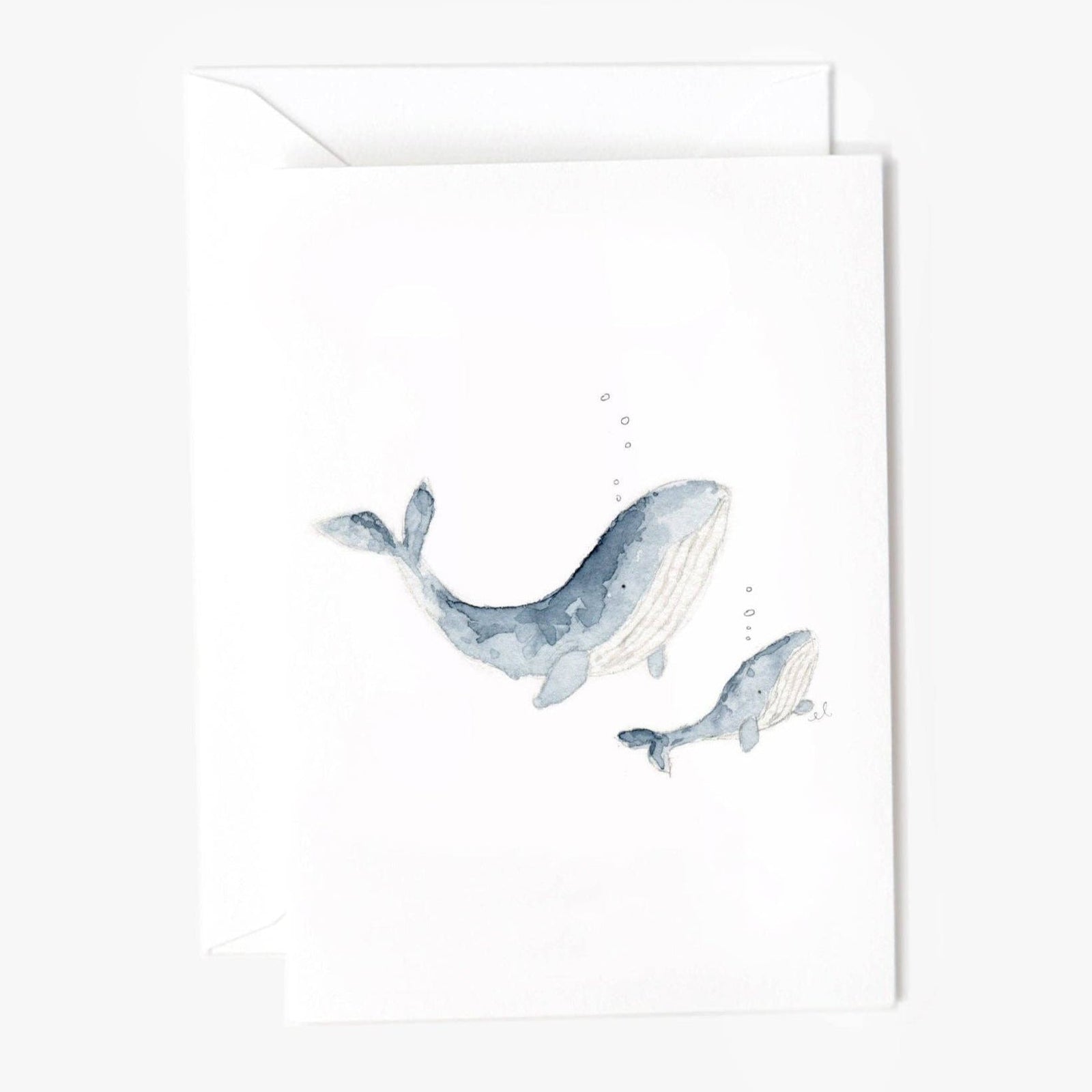 Mini Notecard - Baby Whale - Gift & Gather