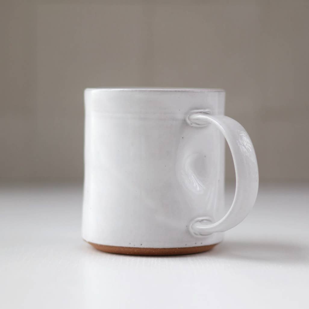 Mug - Minimalist Coffee Cup - White - Gift & Gather