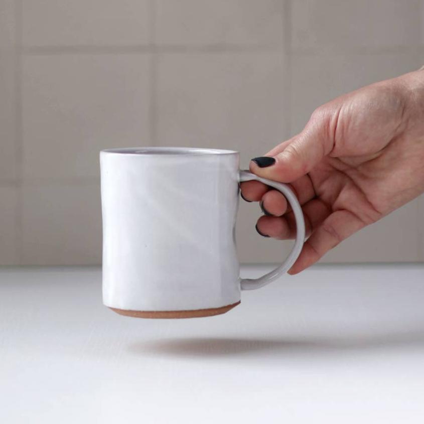 Mug - Minimalist Coffee Cup - White