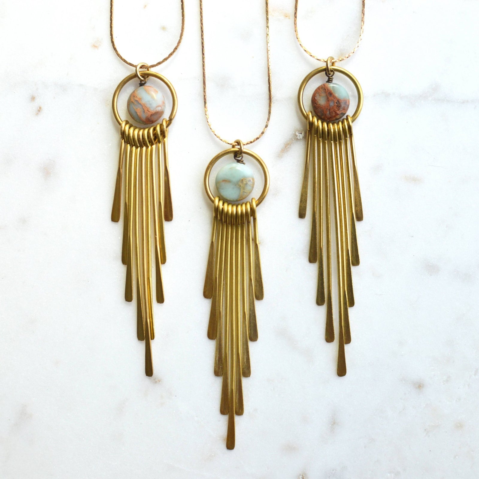 Necklace - Aurelia Fringe - Gift & Gather