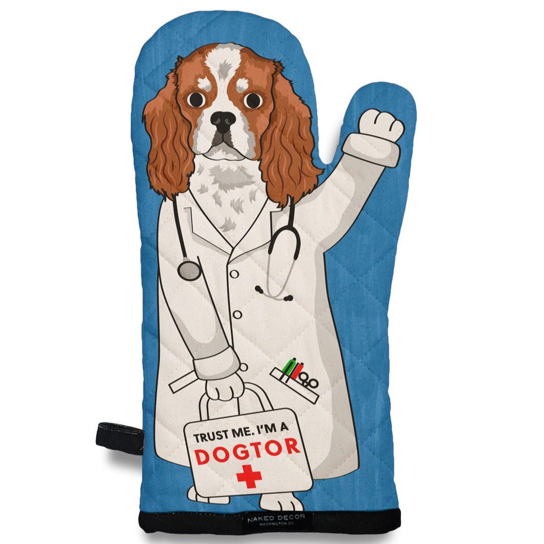 Oven Mitt - Dogter King Charles - Gift & Gather