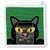 Pot Holder - Black Cat & Fish - Gift & Gather