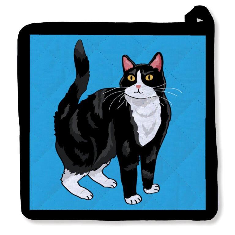 Pot Holder - Hello Tuxedo Cat - Gift & Gather